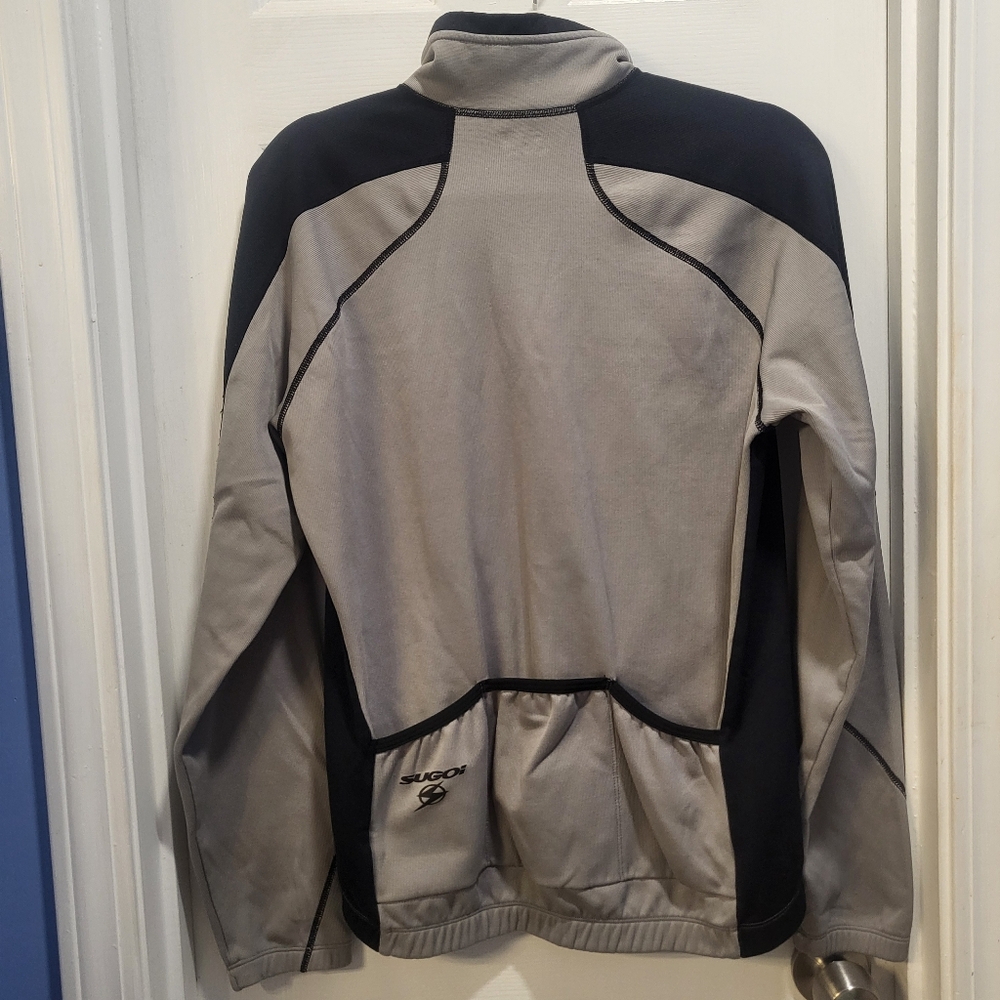 Sugoi Women's Cycling Jacket, Grey / Gray and Black, LG Large - Picture 2 of 11